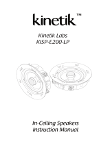 Kinetik KISP-E200-LP User manual