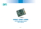 DFI HM961-HM86 Owner's manual