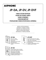 Aiphone JP-DA, JP-DV, JP-DVF Installation guide