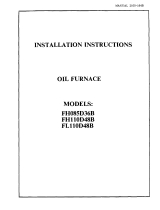 Bard FH110D48B Installation Instructions Manual