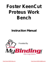 MyBinding Foster Keencut Proteus Workbench User manual
