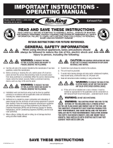 Air King AK110LS User manual