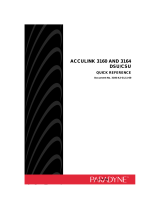 Paradyne Acculink 3160 DSU Reference guide