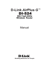 D-Link AirPlus G DI-524 User manual