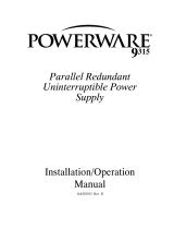 Powerware 9315 Owner's manual