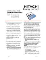 Hitachi Microdrive 3K6 Quick Installation Manual