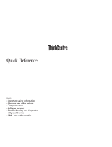 Lenovo ThinkCentre A52 Quick Reference Manual