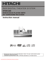 Hitachi HTD-K160 User manual