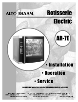 Alto-Shaam AR-7VH Installation, Operation & Service Manual