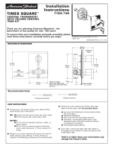 American Standard T184.740.295 Installation guide