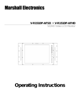 Marshall Electronics V-R151DP-AFSD Operating Instructions Manual