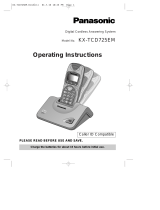 Panasonic KXTCD725 Owner's manual