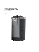 CTC Union EcoZenith I 550 Installation and Maintenance Manual