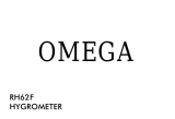 Omega RH62C Owner's manual