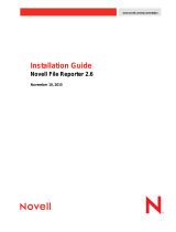 Novell File Reporter 2.6  Installation guide
