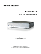 Marshall Electronics VS-104-3GSDI User manual