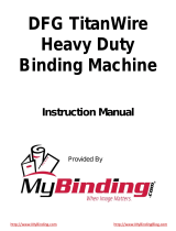 MyBinding DFG Titan Wire User manual