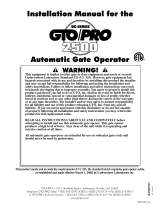 GTO SW-2500 Installation guide