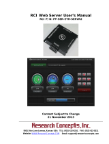 RCI FP-SER-ETH-SERVR2 User manual