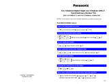 Panasonic SICX Operating instructions