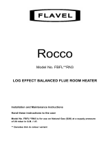Flavel Rocco FBFL**RN3 Installation And Maintenance Instructions Manual