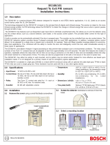 Bosch DS161 Installation Instructions Manual