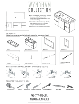Wyndham Collection WCS777760SESARINTM58 Installation guide