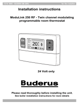 Buderus ModuLink 250 RF Installation guide