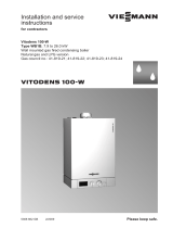Viessmann Vitodens 100-W Installation And Service Instructions Manual