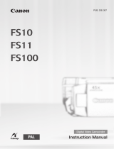 Canon FS11 Owner's manual