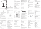 Motorola C1001LX Owner's manual