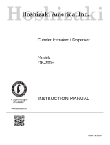 Hoshizaki DB-200H User manual