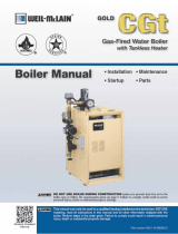 Weil-McLain CGt Gas Boiler User manual