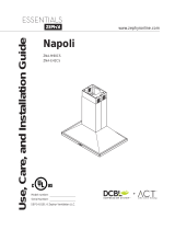 Zephyr Napoli ZNA-M90CS Owner's manual