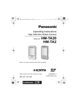 Panasonic HM-TA20 Owner's manual