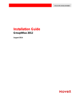 Novell GroupWise 2012 Installation guide