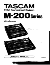 Tascam M-200 Series Owner's manual