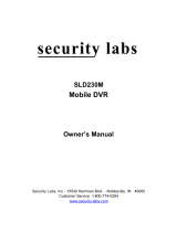 Security Labs SLD230M Owner's manual