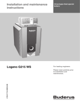 Buderus Logano G215 WS Installation And Maintenance Instructions Manual