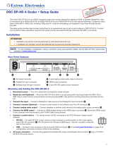 Extron DSC DP-HD A User manual