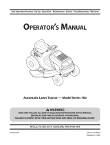 MTD 600 SERIES User manual