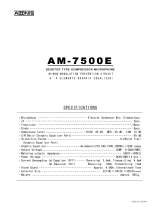 Adonis AM-7500E Quick start guide