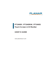 Planar PT1945R User manual