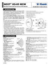 Visonic NEXT K9-85 MCW Installation guide