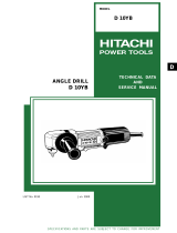 Hitachi D 10YB Technical Data And Service Manual