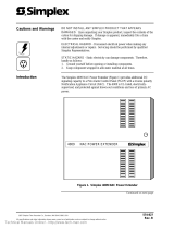 Simplex TrueAlert 4009 Series User manual