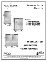 Alto-Shaam 1000-BQ2/128 Installation Operation & Maintenance