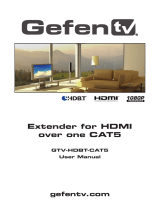 Gefen GTV-HDBT-CAT5 User manual