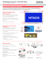 Hitachi FT-01B Quick start guide