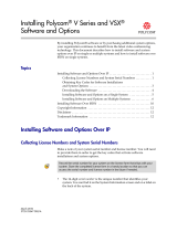 Poly VSX 3000 Reference guide